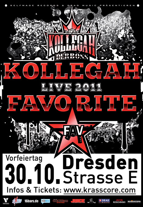Flyer KOLLEGAH | special guest: FAVORITE