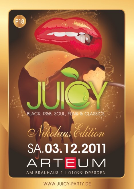 Flyer JUICY – Nicolaus Edition
