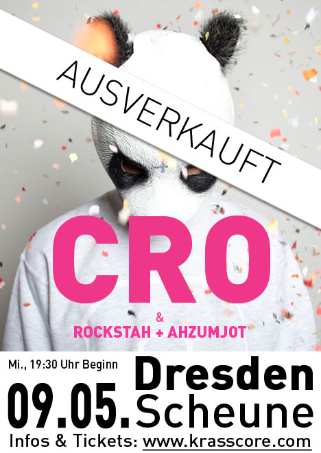 Flyer CRO, ROCKSTAH & AHZUMJOT ***AUSVERKAUFT!***