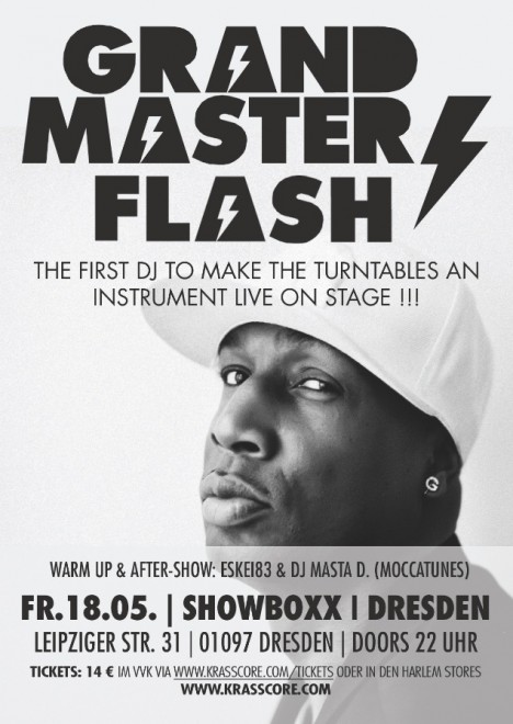 Flyer GRANDMASTER FLASH