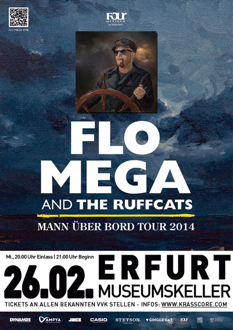 Flyer FLO MEGA & The Ruffcats