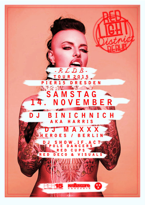 Flyer RED LIGHT DISTRICT BERLIN