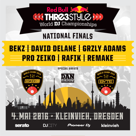 Flyer Red Bull Thre3style – German National Finals
