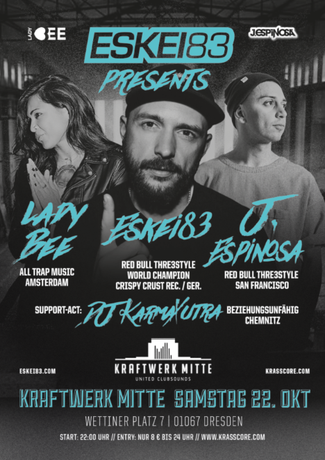Flyer ► Eskei83 pres. Lady Bee & J. Espinosa