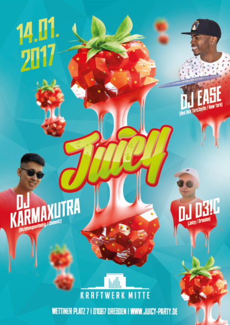 Flyer JUICY „Welcome 2017“