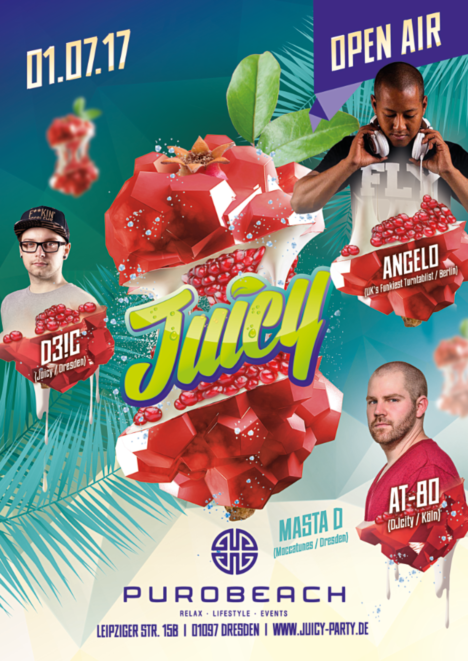 Flyer JUICY Dresden