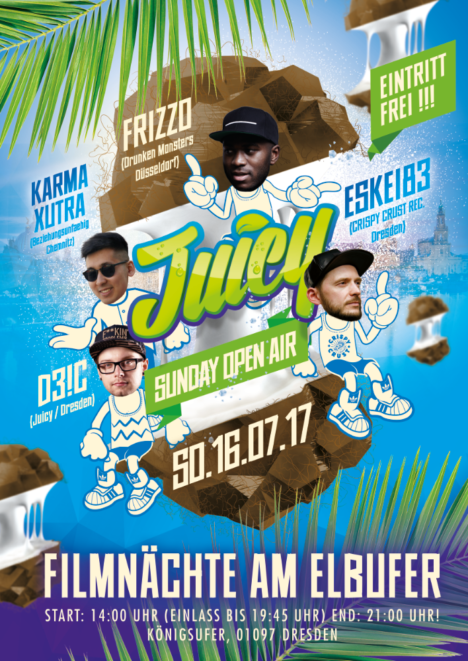 Flyer JUICY Sunday Dresden