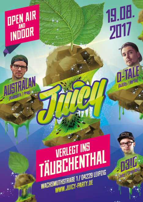 Flyer JUICY Leipzig