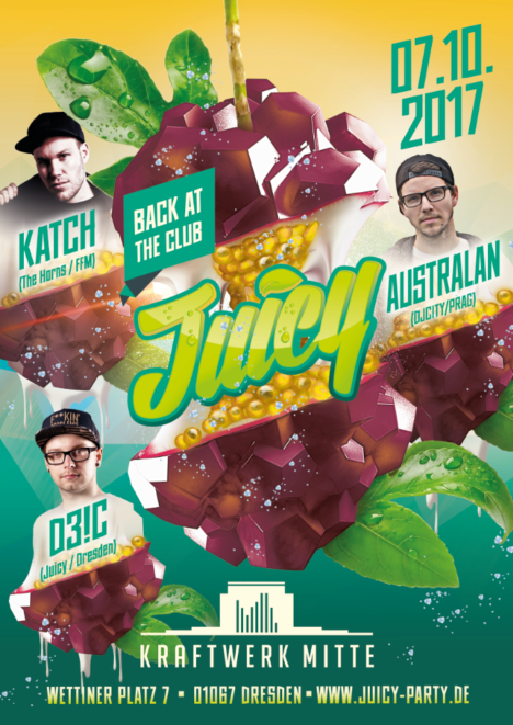 Flyer JUICY Dresden