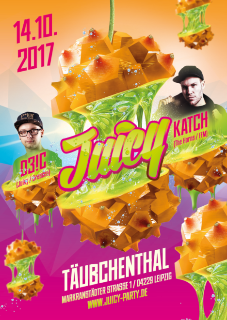 Flyer JUICY Leipzig