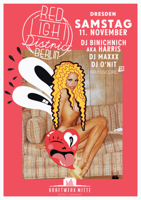 Flyer RED LIGHT DISTRICT Berlin