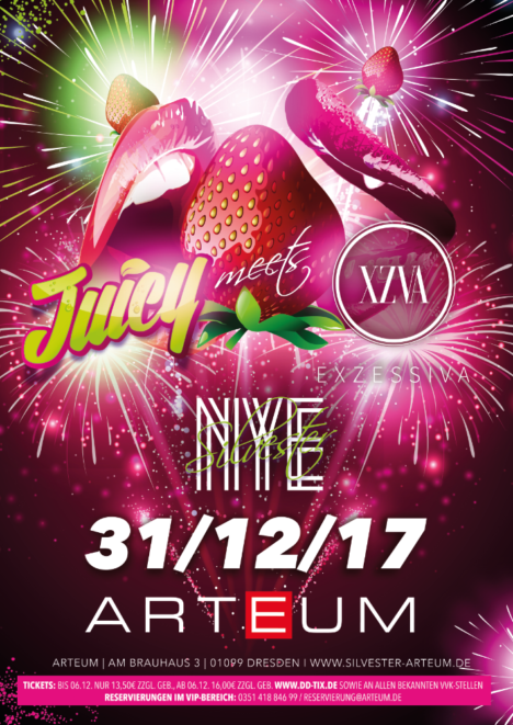 Flyer JUICY x XZVA Silvester