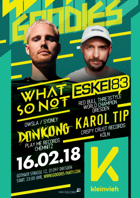 Flyer GOODIES Dresden