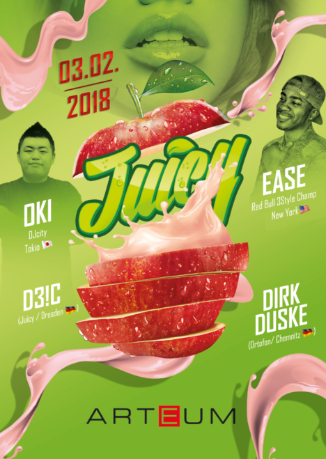 Flyer JUICY Dresden