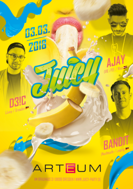 Flyer JUICY Dresden