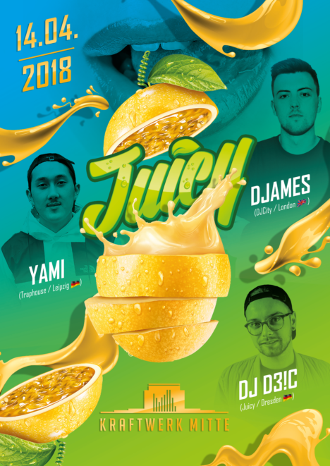 Flyer JUICY Dresden