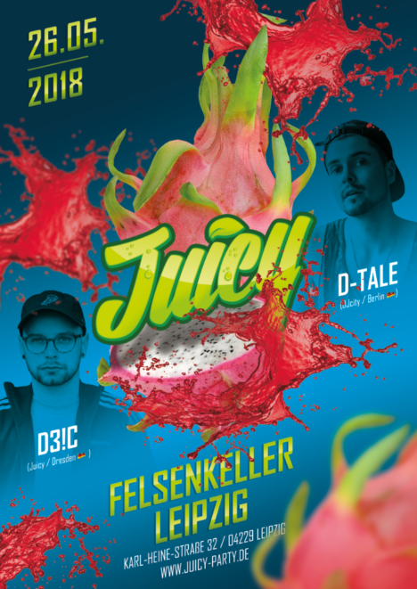 Flyer JUICY Leipzig