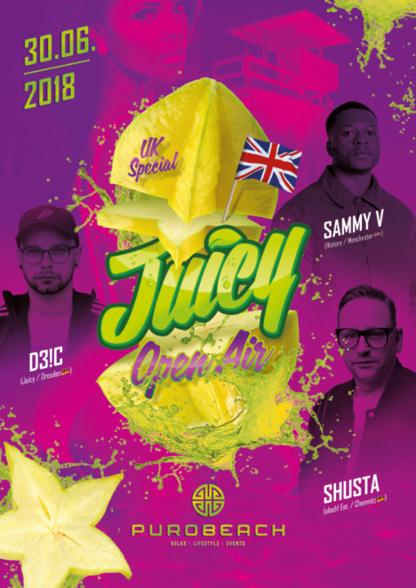 Flyer JUICY Dresden