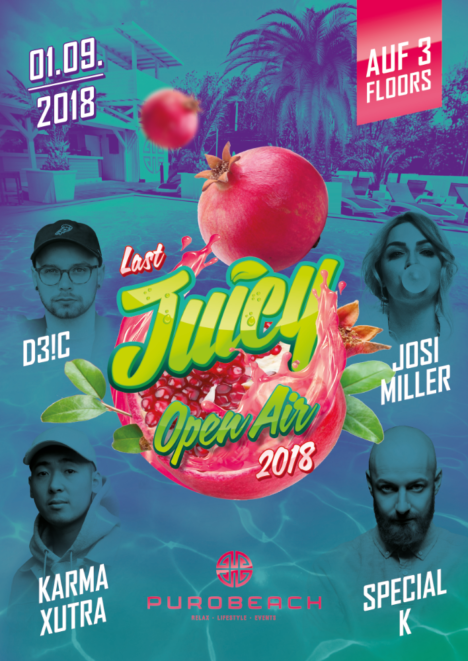 Flyer JUICY Dresden