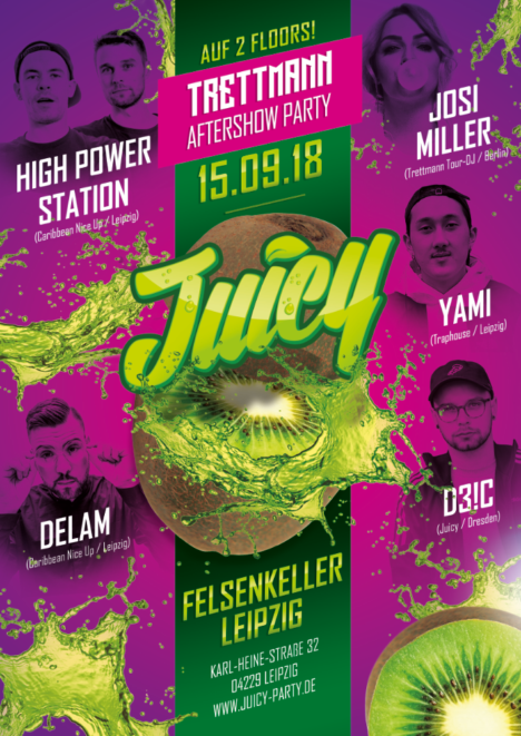 Flyer JUICY Leipzig