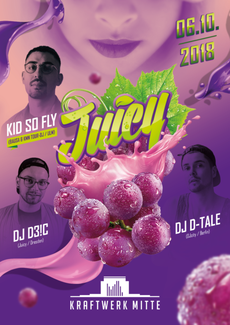 Flyer JUICY Dresden