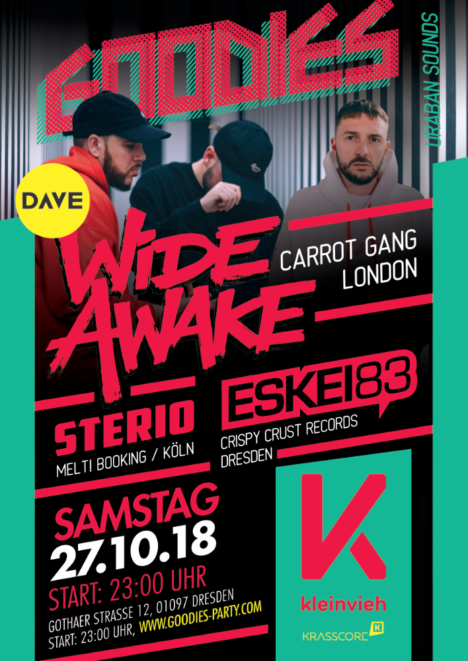 Flyer GOODIES Dresden