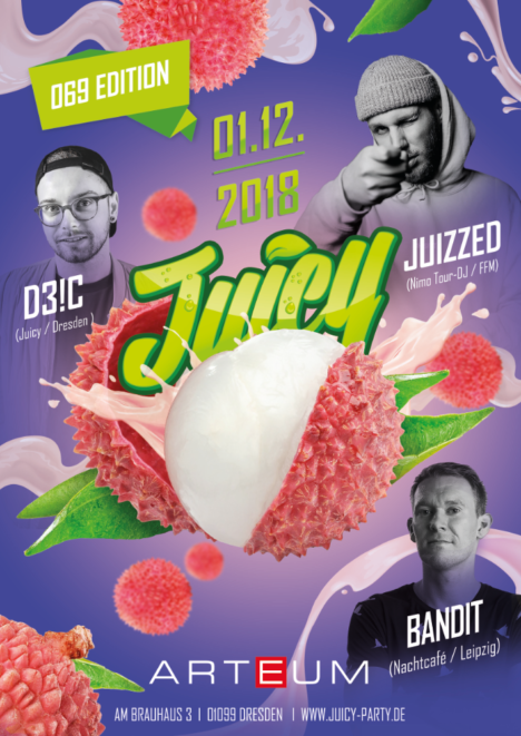 Flyer JUICY Dresden