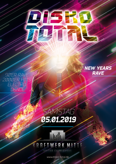 Flyer DISKO TOTAL Dresden