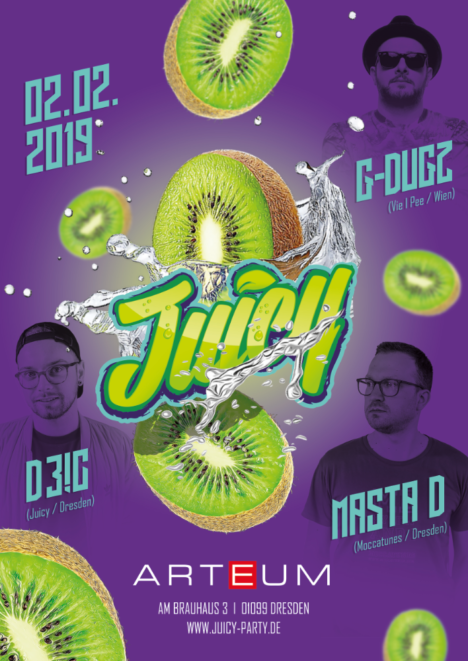 Flyer JUICY Dresden