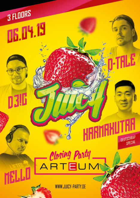 Flyer JUICY Dresden