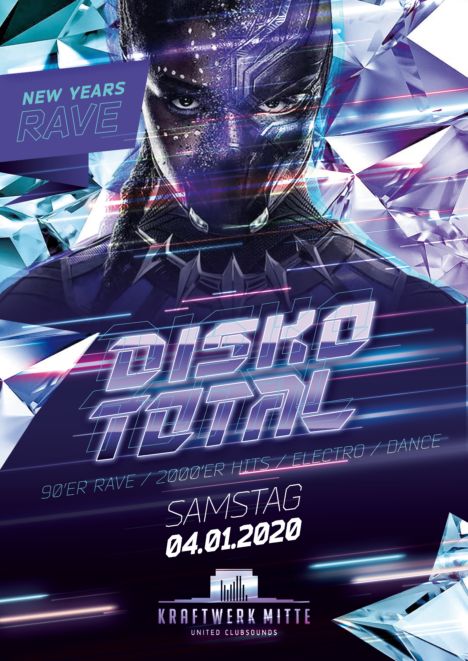 Flyer DISKO TOTAL • Kraftwerk Mitte