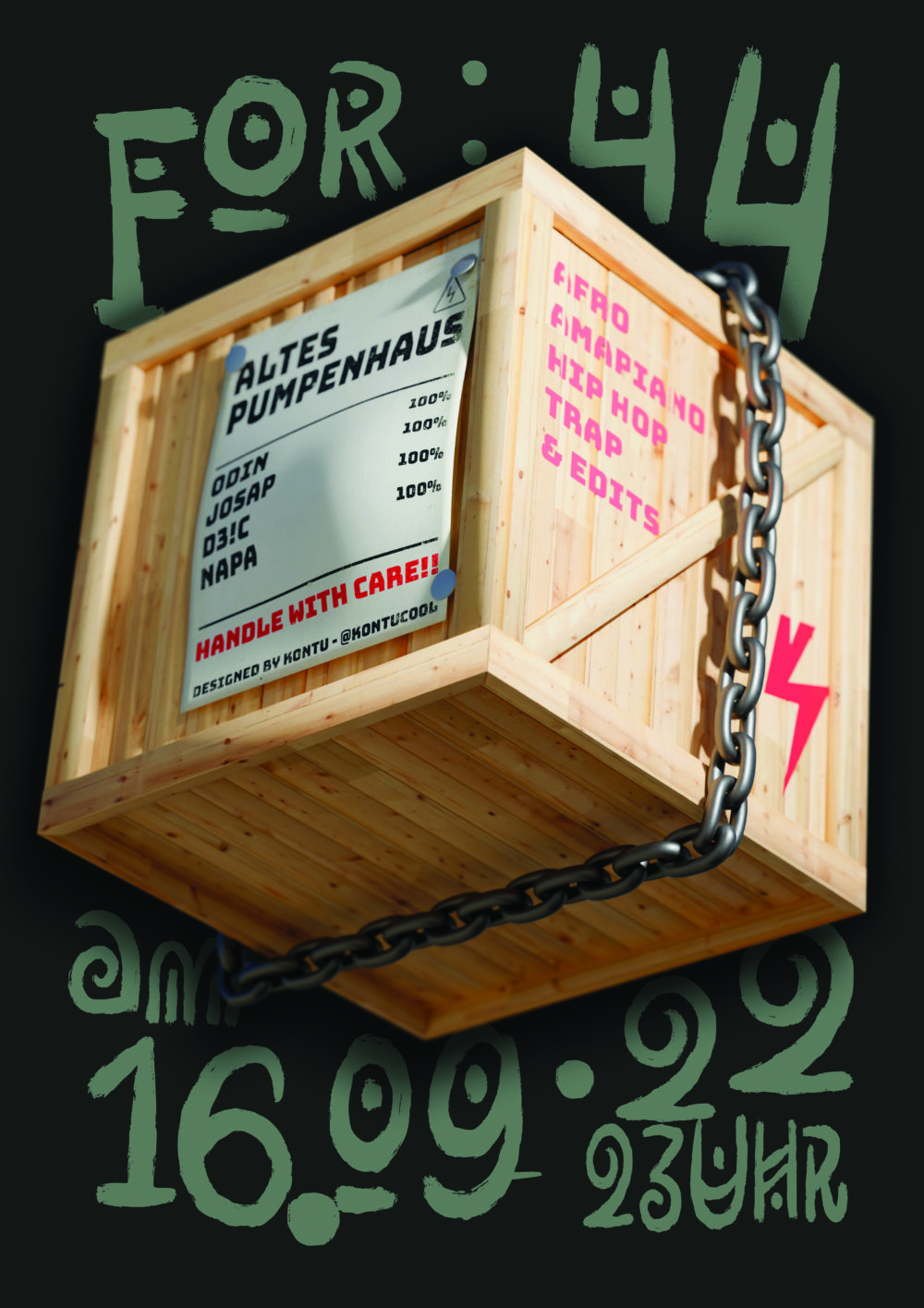 Flyer 4:44 • 16.09.22 • Altes Pumpenhaus