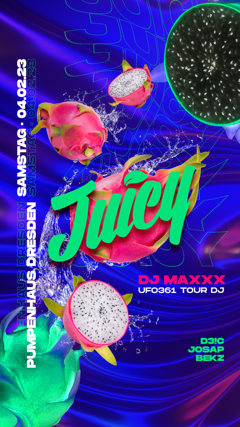 Flyer JUICY • Altes Pumpenhaus