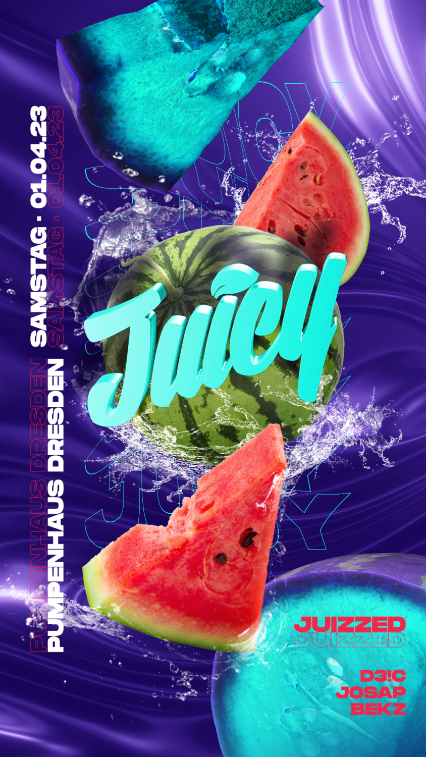 Flyer JUICY • Altes Pumpenhaus
