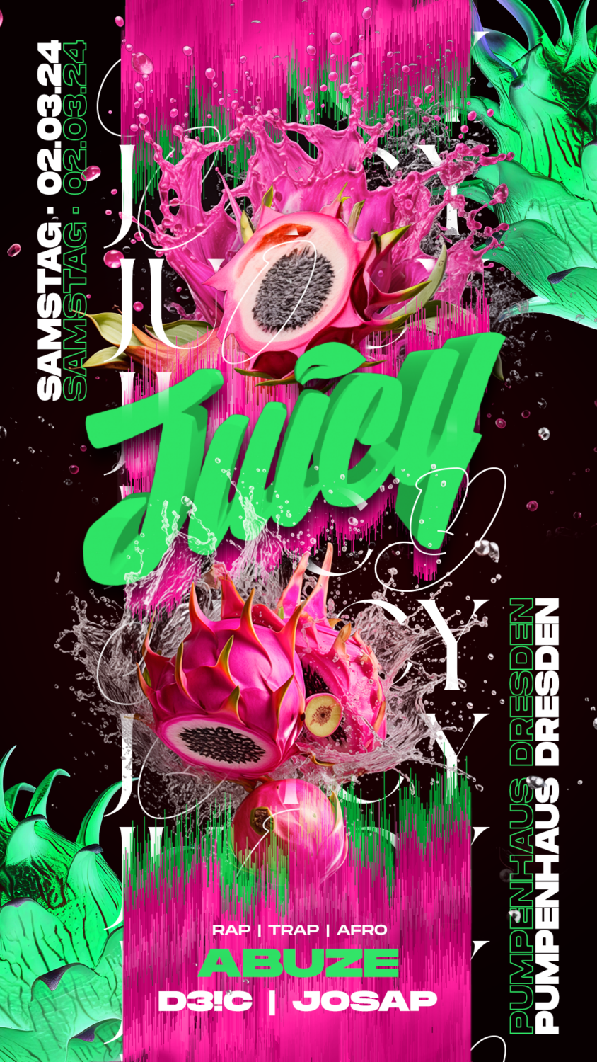Flyer JUICY • Altes Pumpenhaus
